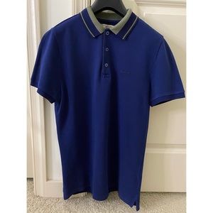 Burberry London Two-Tone Polo